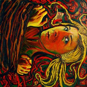 Self portrait by Mary Kornblum